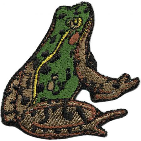 Aufnäher Patches Applikation - Laubfrosch Frosch - 03158 Gr. ca. 5 x 6 cm