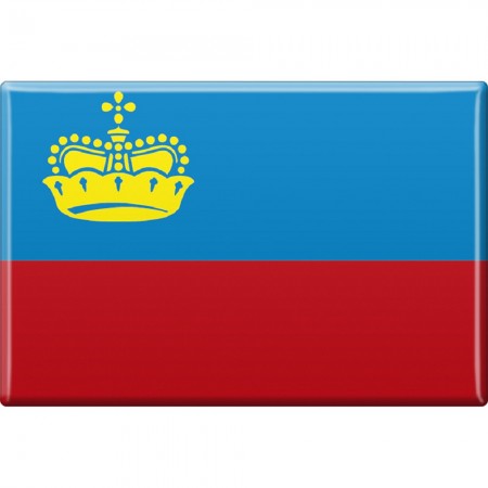 Küchenmagnet - Länderflagge Lichtenstein - Gr.ca. 8x5,5 cm - 38071 - Magnet