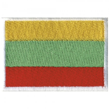 Aufnäher Länderflagge - LITAUEN - 20426 Gr. ca. 8 x 5cm
