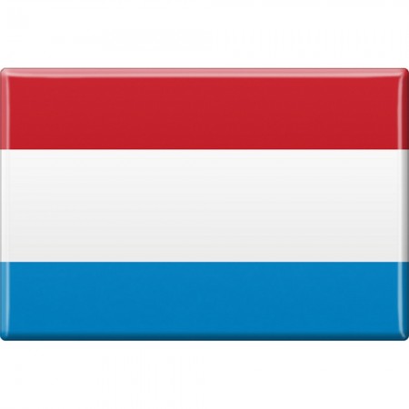 Küchenmagnet - Länderflagge Luxemburg - Gr.ca. 8x5,5 cm - 38073 - Magnet