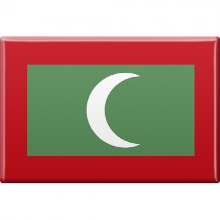 Kühlschrankmagnet - Länderflagge Malediven - Gr.ca. 8x 5,5 cm - 38077 - Magnet