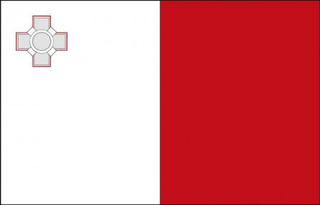 Dekofahne - Malta- Gr. ca. 150 x 90 cm - 80102 - Deko-Länderflagge