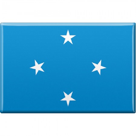 Kühlschrankmagnet - Länderflagge Mikronesien - Gr.ca. 8x5,5 cm - 38084 - Magnet