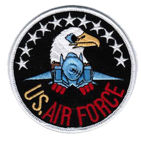 Aufnäher - US. Air Force  00698 Gr. ca. 9 cm - Patches Stick Applikation
