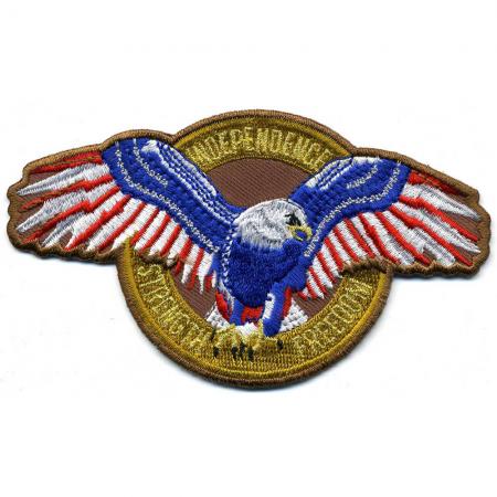 Aufnäher - USA Adler - 04780 - Gr. ca. 11,5 x 6,5 cm - Patches Stick Applikation