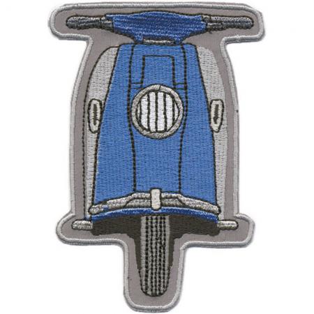 Aufnäher - Roller - 06046 - Gr. ca. 12 x 8 cm - Patches Stick Applikation