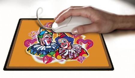 Mauspad Mousepad - Clowns - 22514 Gr. 24 x 20cm