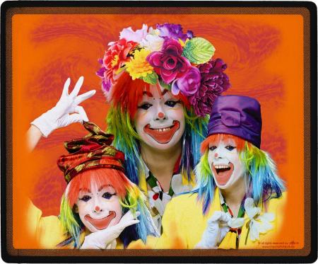 Mauspad Mousepad - Mädchen Girls - Clowns - 22714 Gr. 24 x 20cm