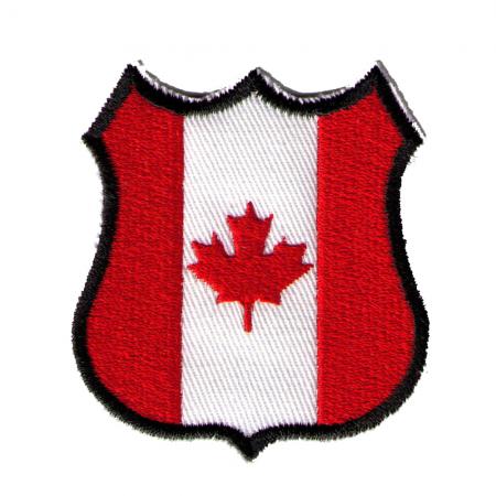 AUFNÄHER - Wappen - KANADA - 02934 - Gr. ca. 5 x 6 cm - Patches Stick Applikation