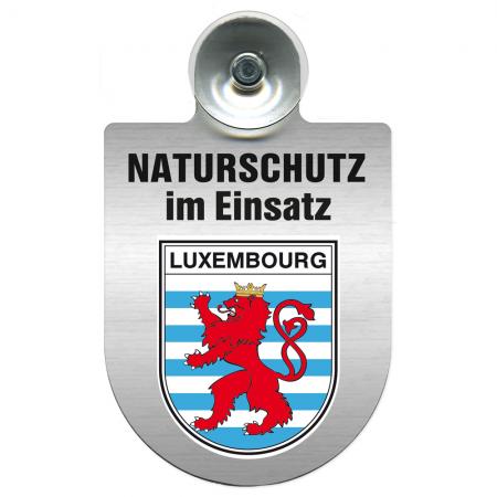 Einsatzschild Windschutzscheibe incl. Saugnapf - Naturschutz im Einsatz - 393826 - Region Luxembourg