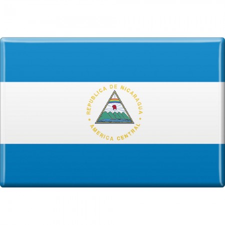Kühlschrankmagnet - Länderflagge Nicaragua - Gr.ca. 8x5,5 cm - 38094 - Magnet