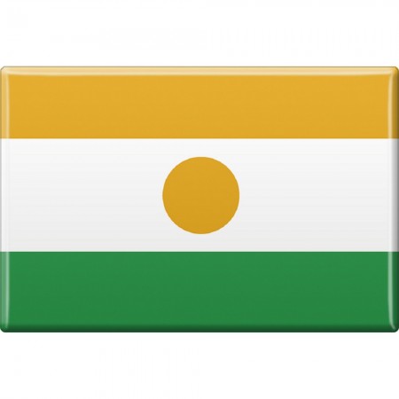 Kühlschrankmagnet - Länderflagge Niger - Gr.ca. 8x5,5 cm - 38095 - Magnet