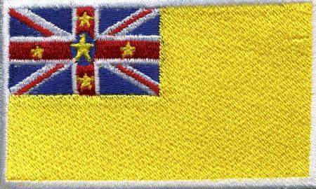 Aufnäher - Niue Fahne - 21640 - Gr. ca. 8 x 5 cm