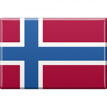 Kühlschrankmagnet - Länderflagge Norwegen - Gr.ca. 8x5,5 cm - 38098 - Magnet