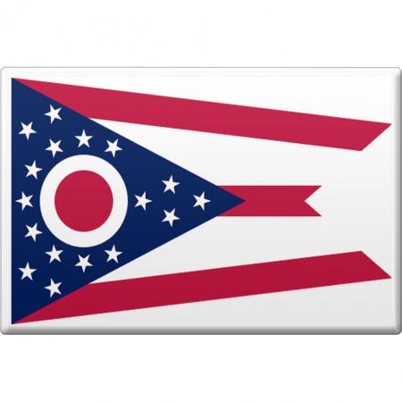 Magnet - US-Bundesstaat Ohio - Gr. ca. 8 x 5,5 cm - 37135 - Küchenmagnet