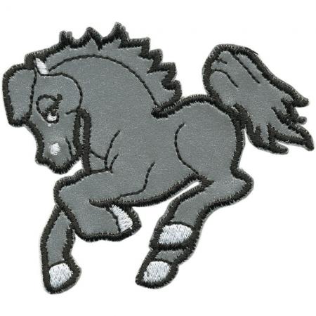 Aufnäher - Pferd - 01904 - Gr. ca. 5 x 4,5 cm - Patches Stick Applikation
