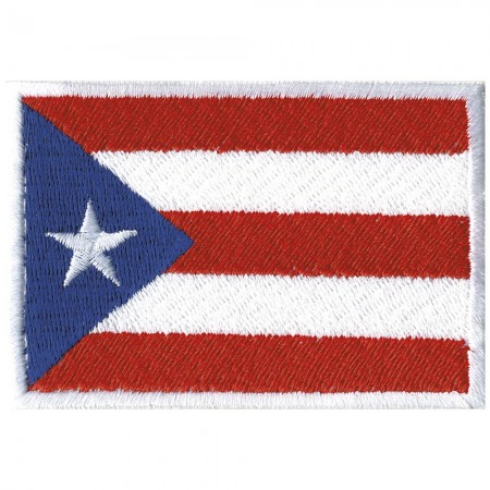 Aufnäher Länderflagge - Puerto Rico - Gr. ca. 8cm x 5cm - 21479