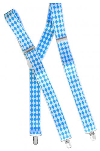 Hosenträger mit Print - Bayrisches Rautendesign - 06871