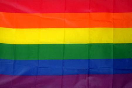 Dekofahne Flagge - Regenbogen - Gr. ca. 150 x 90 cm - 24325