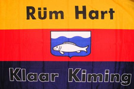 Deko-Fahne - Rüm Hart - Gr. ca. 150x90 cm - 24075