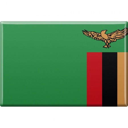 Kühlschrankmagnet - Sambia - Gr. ca. 8x5,5 cm - 37811 - Magnet