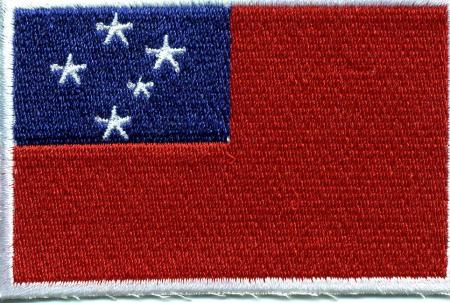 Aufnäher - Samoa Fahne - 21655 - Gr. ca. 8 x 5 cm