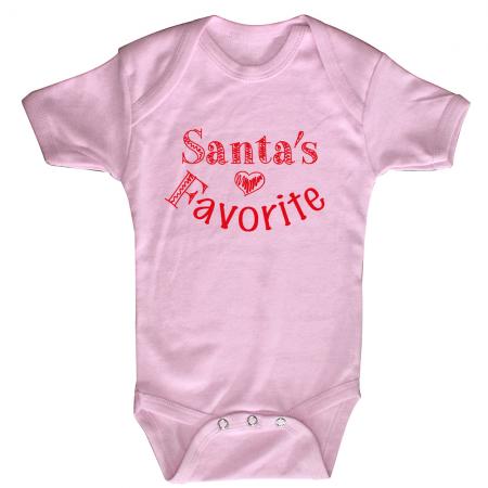 Babystrampler Print Weihnachten Santa´s Favorite 12745 Gr. 0-24 Monate versch. Farben