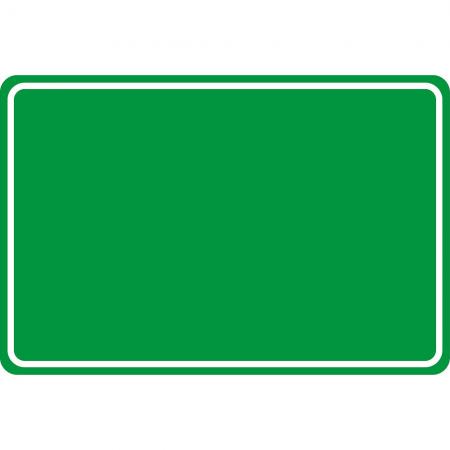 Schild Kunststoffschild Warnschild zum selbst beschriften - 308959/3 grün - Gr. ca. 25 x 15 cm