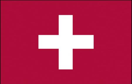 Stockländerfahne - Schweiz - Gr. ca. 40x30cm - 77145 - Länderflagge, Fahne, Schwenkflagge mit Holzstock