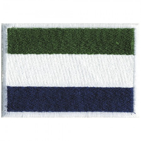 Aufnäher Länderfahne - Sierra-Leone - 21486 Gr. ca. 8 x 5cm