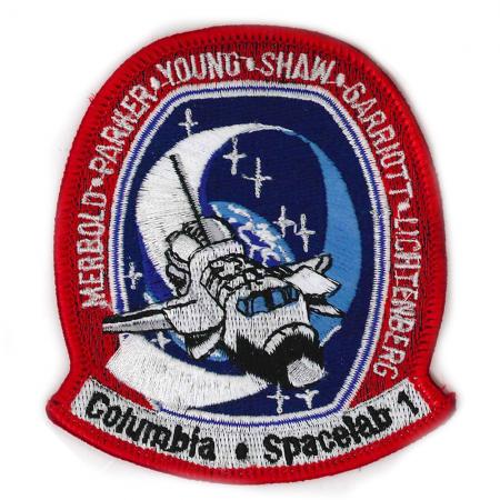 AUFNÄHER Patches Applikation - Raumfahrt Columbia - 00630 Gr. ca. 7,5 x 8,5 cm