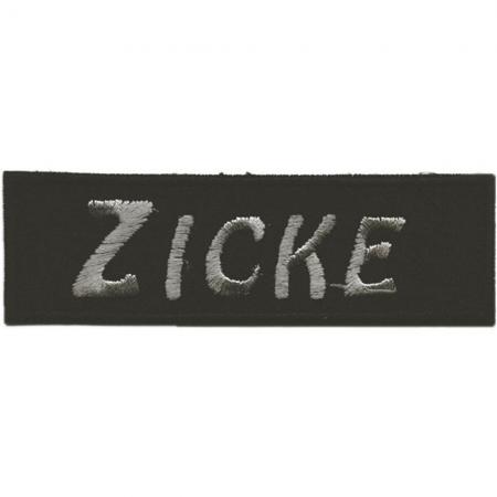 Aufnäher - ZICKE - 04049 - Gr. ca. 9 x 2,5 cm - Patches Stick Applikation