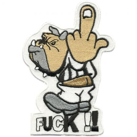 Aufnäher - FUCK - 06088 - Gr. ca. 8 x 12 cm - Patches Stick Applikation