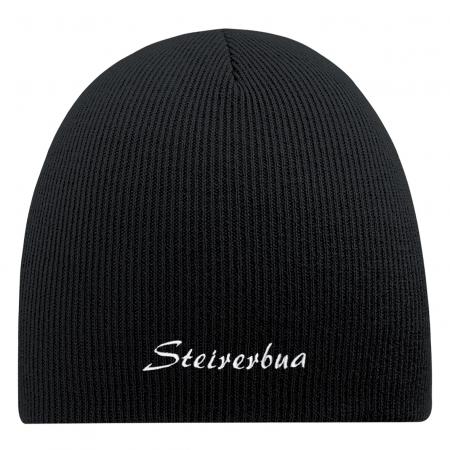 Beanie Mütze Steirerbua 54881 Schwarz