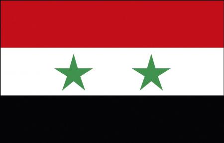 Stockländerfahne - Syrien - Gr. ca. 40x30cm - 77163 - Flagge Fahne