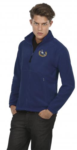 Polar-Fleece Jacke mit Einstickung - Taube Lorbeerkranz - TB320 blau Gr. S-2XL