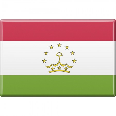 Magnet -  Länderflagge Tadschikistan - Gr. ca. 8x5,5 cm - 37835 - Küchenmagnet