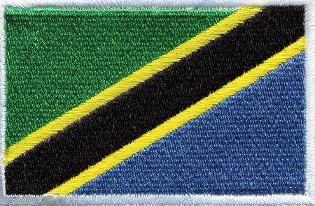 Aufnäher - Tansania Fahne - 21669 - Gr. ca. 8 x 5 cm