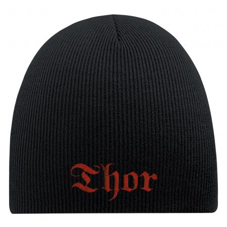 Beanie Mütze Thor 55618 schwarz