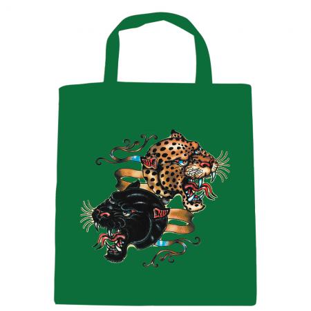 Baumwolltasche mit Print - Leopard - Panther - B12679