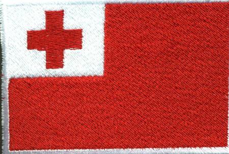 Aufnäher - Tonga Fahne - 21671 - Gr. ca. 8 x 5 cm