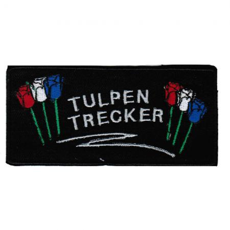 AUFNÄHER - Tulpen Trecker - 02940 - Gr. ca. 11 x 5 cm - Patches Stick Applikation