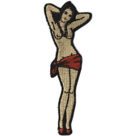 Applikation Patches - PIN UP GIRL - Gr. ca. 3cm x 9cm - 06025