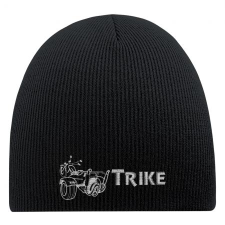 Beanie Mütze Trike Chopper Kraftrad 54883 schwarz