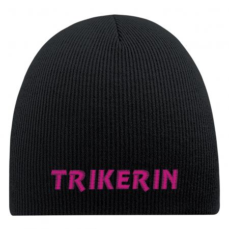 Beanie Mütze Skimütze Trikerin 54570 schwarz