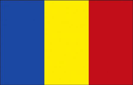 Länder-Flagge - Tschad - Gr. ca. 40x30cm - 77171 - Dekoflagge, Hissfahne, Stockländerfahne