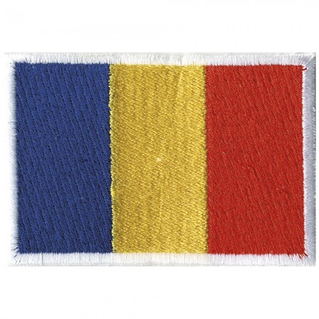 Aufnäher Länderfahne Flagge - TSCHAD - 21491 Gr. ca. 8 x 5cm