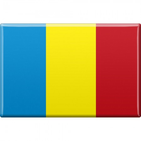 Magnet - Länderflagge Tschad - Gr.ca. 8x5,5 cm - 37841