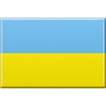 Magnet - Länderflagge Ukraine - Gr.ca. 8x5,5 cm - 37848