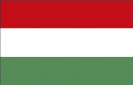 Aufkleber Länderfahne Flagge - Hungary Ungarn - 301185 - Gr. ca. 9,5 x 6,5 cm
